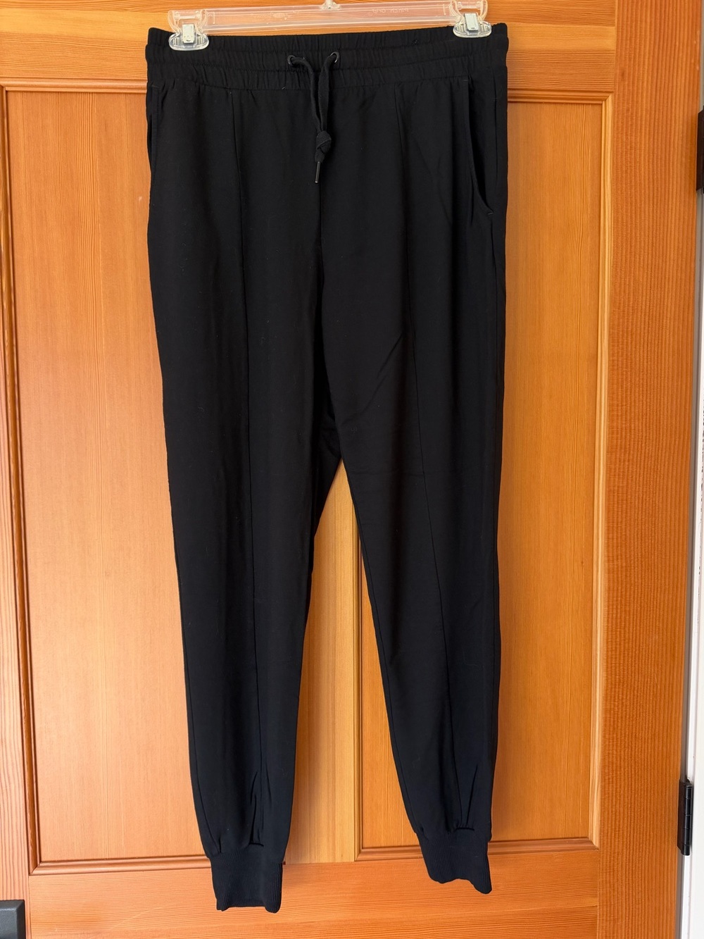 Tavi Black Drawstring Cozy Jogger Pants size Medium